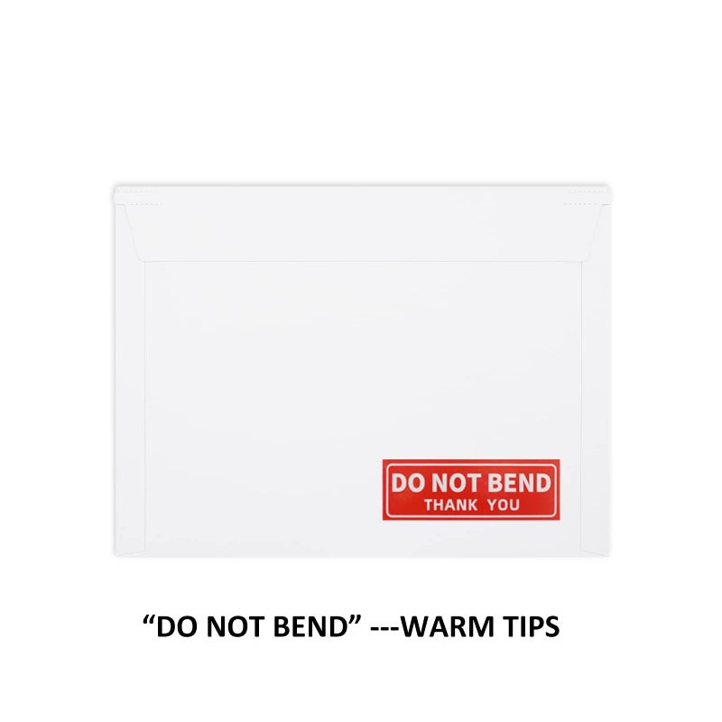 zmybcpack 50 Pack Rigid Mailers 9.5x12.5 inch, Self Seal Photo Document Mailers Stay Flat White Cardboard Shipping Envelopes Photography Mailers for Document, Photos, Papers, Files, CD - Image 3